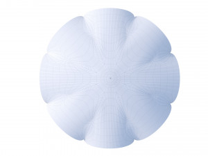 Arch tent octagonal Modelo 3D
