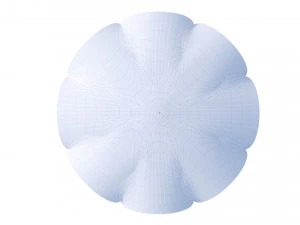 Arch tent octagonal 3D Model