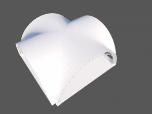 Arch tent rectangular 3D 모델