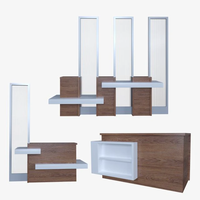 Shop stand 3D Model .c4d .max .obj .3ds .fbx .stl .blend 