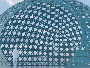 Wicker dome pavilion 3D Model