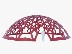 Купол с восточным орнаментом 3D Модель