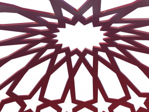 Dome with east ornament Modello 3D