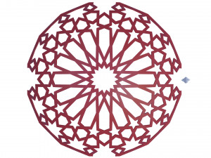 Dome with east ornament Modello 3D