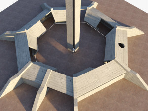 Park siting area 3D Model