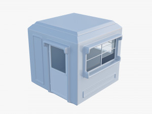 Security Guard Booth 3D Model
