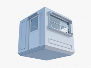 Security Guard Booth 3D Model