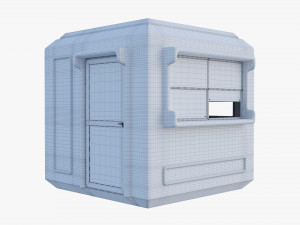 Security Guard Booth 3D Model