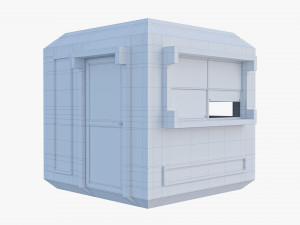Security Guard Booth 3D Model