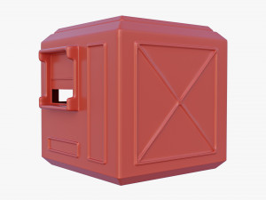 Security Guard Booth 3D Model