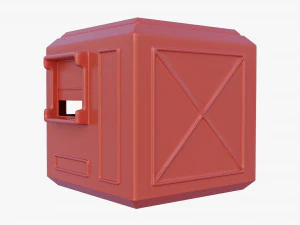 Security Guard Booth 3D Model