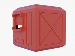 Security Guard Booth 3D Model