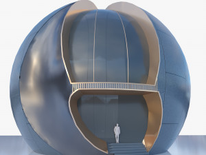 Future Sphere building 3D Model
