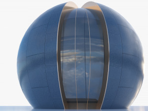Future Sphere building 3D Model