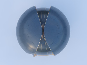 Future Sphere building 3D Model