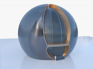Future Sphere building 3D Model