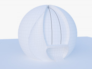 Future Sphere building 3D Model