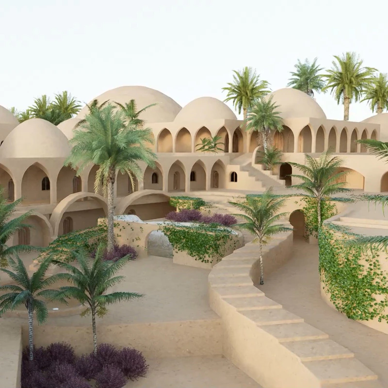 Soil Hotel 3D Model .c4d .max .obj .3ds .fbx .stl .blend 