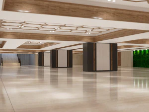 Hall de entrada del edificio Modelo 3D