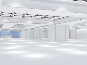 Entrance hall of building 3Dモデル