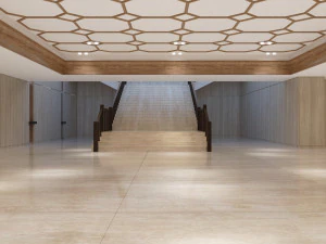 Hall de entrada del edificio Modelo 3D