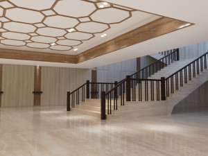 Entrance hall of building 3Dモデル