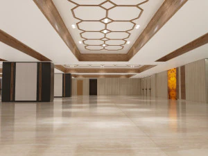 Hall de entrada del edificio Modelo 3D