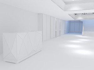 Entrance hall of building 3Dモデル
