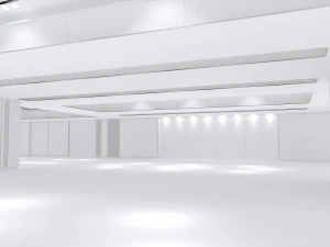 Hall de entrada del edificio Modelo 3D