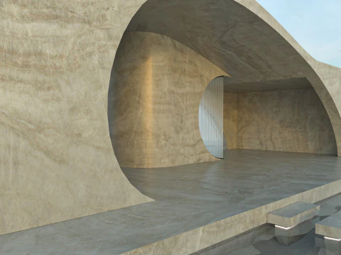 Futuristic garden house 3D Model