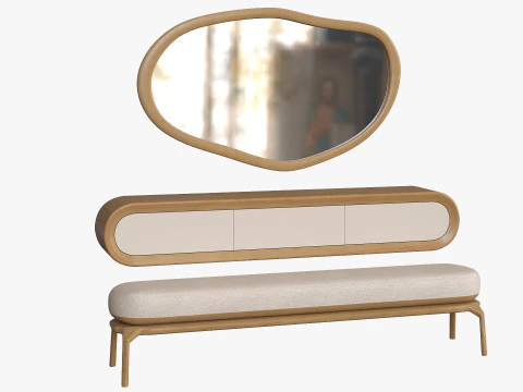 Makeup vanity 3D Model