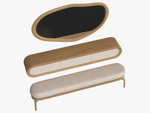 Makeup vanity 3D Model