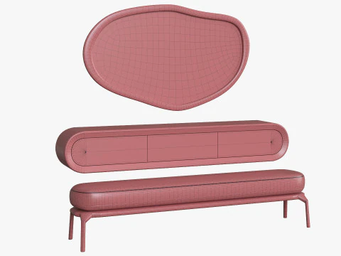 Makeup vanity 3D Model