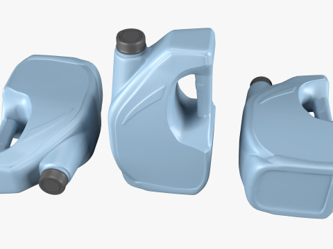 Plastic canister 4L Model 3D