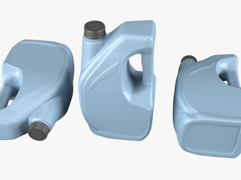 Plastic canister 4L 3D Model