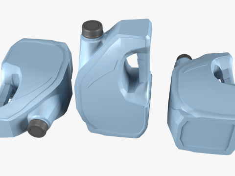 Plastic canister 4L Model 3D