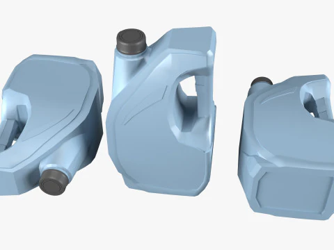 Plastic canister 4L 3D Model
