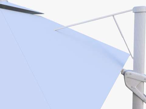 Patio Umbrella Outdoor Cantilever 3Dモデル