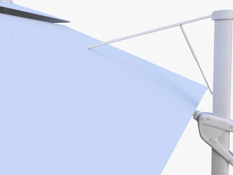 Patio Umbrella Outdoor Cantilever 3D Model