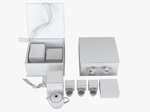 Gift tea box with LOVERAMICS Pro tea 3D 模型