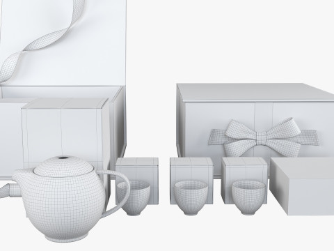 Gift tea box with LOVERAMICS Pro tea 3D 模型