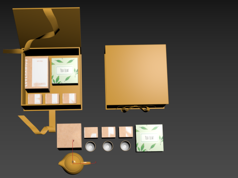 Gift tea box with LOVERAMICS Pro tea 3D 模型