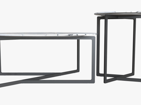 Beymen coffee and side table 3D 模型