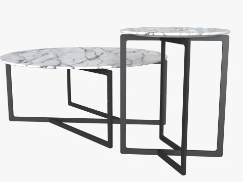 Beymen coffee and side table 3D Model