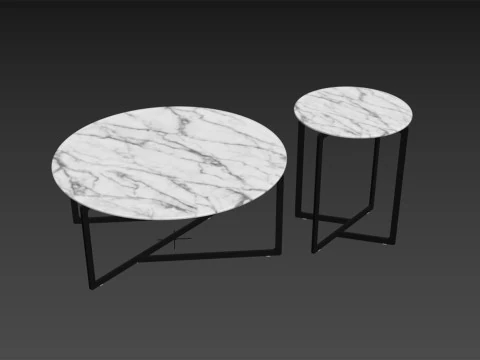 Beymen coffee and side table 3D Model