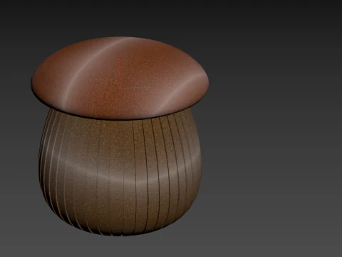 Beymen Mushroom Pouf 3D Model
