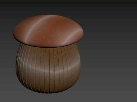 Beymen Mushroom Pouf 3D Model