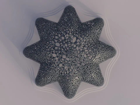 Parametric Celestial Pavilion 3D Model