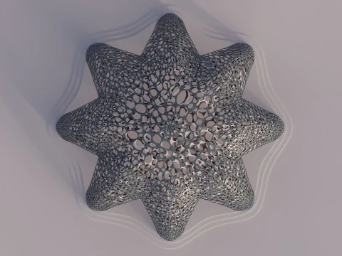 Parametric Celestial Pavilion 3D Model