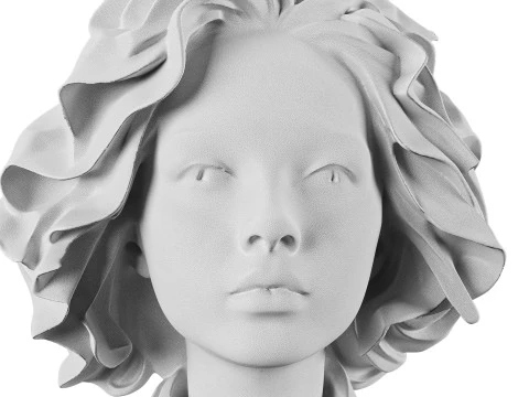 Female bust 3D Model